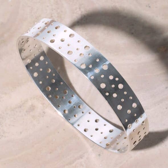 Ovaler Armreif Neumond | Sterlingsilber für den Großhandel von MULXIPLY