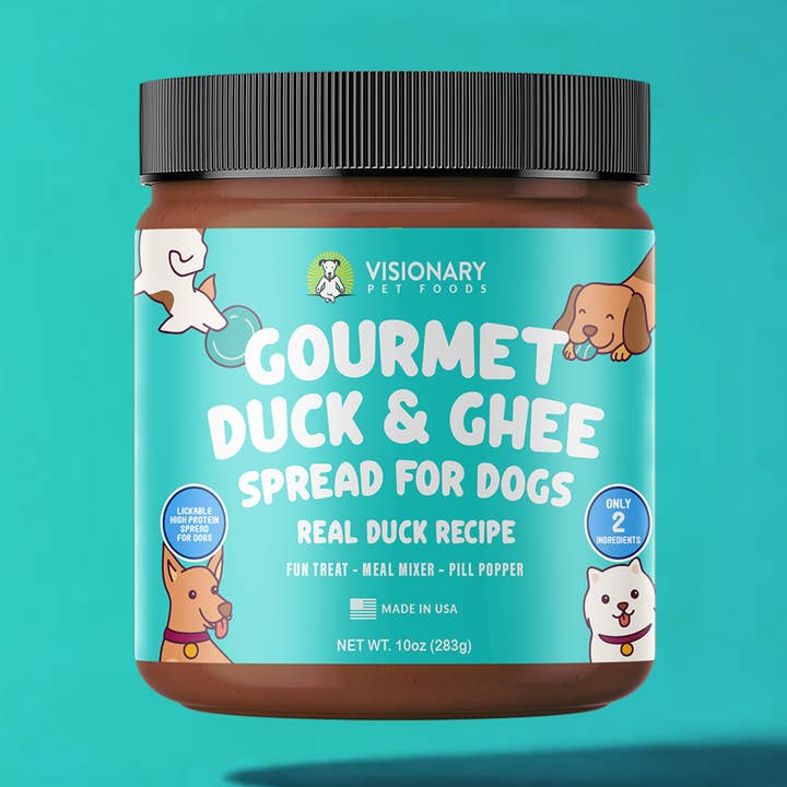 Duck and Ghee Meat Spread | NEW 12oz Jar for wholesale by Visionary Pet Foods