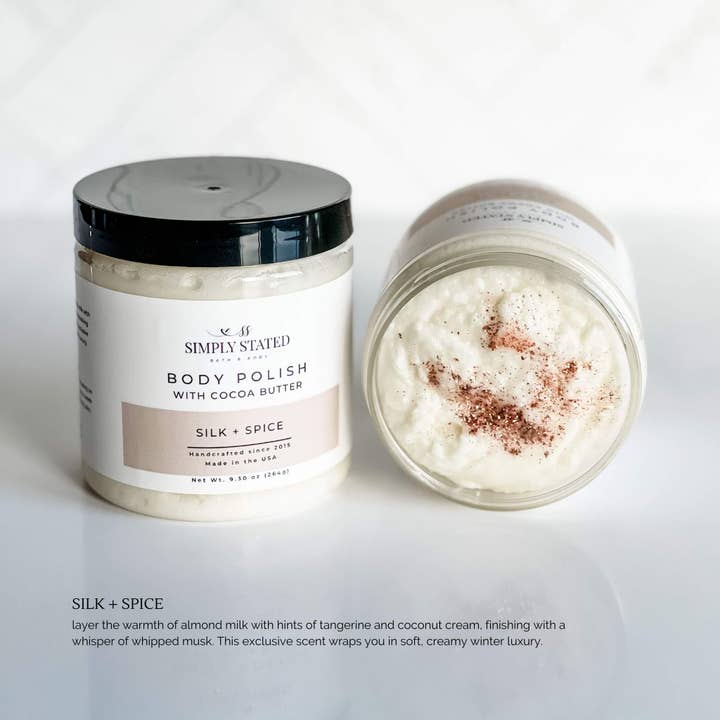 Simply Stated Bath & Body - Wholesale Body Scrub/Exfoliant - Seasonal Body Polish Collection | Limited Batch Scents4