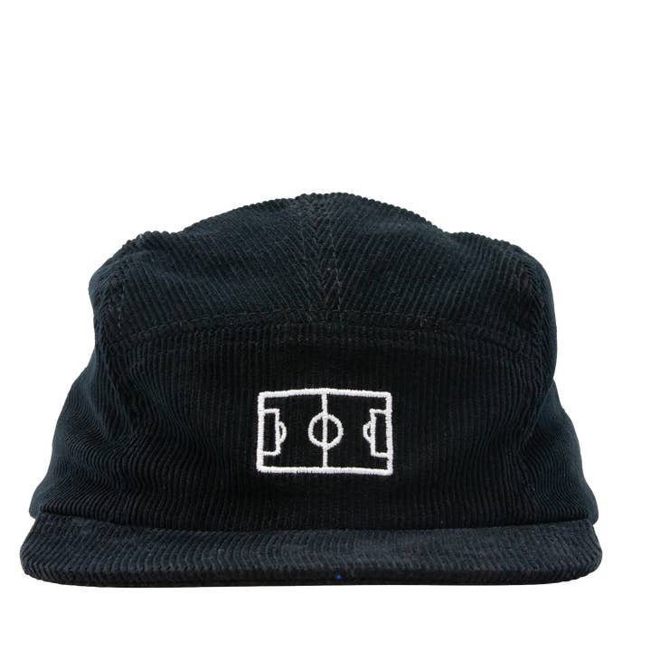 Chapéu de veludo cotelê Campo de 5 Painéis - Preto por atacado de goiaba esporte clube