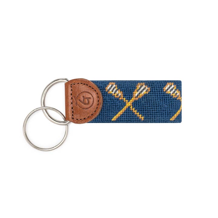 Good Threads - Wholesale Keychain - Unisex - Lacrosse Needlepoint Keychain