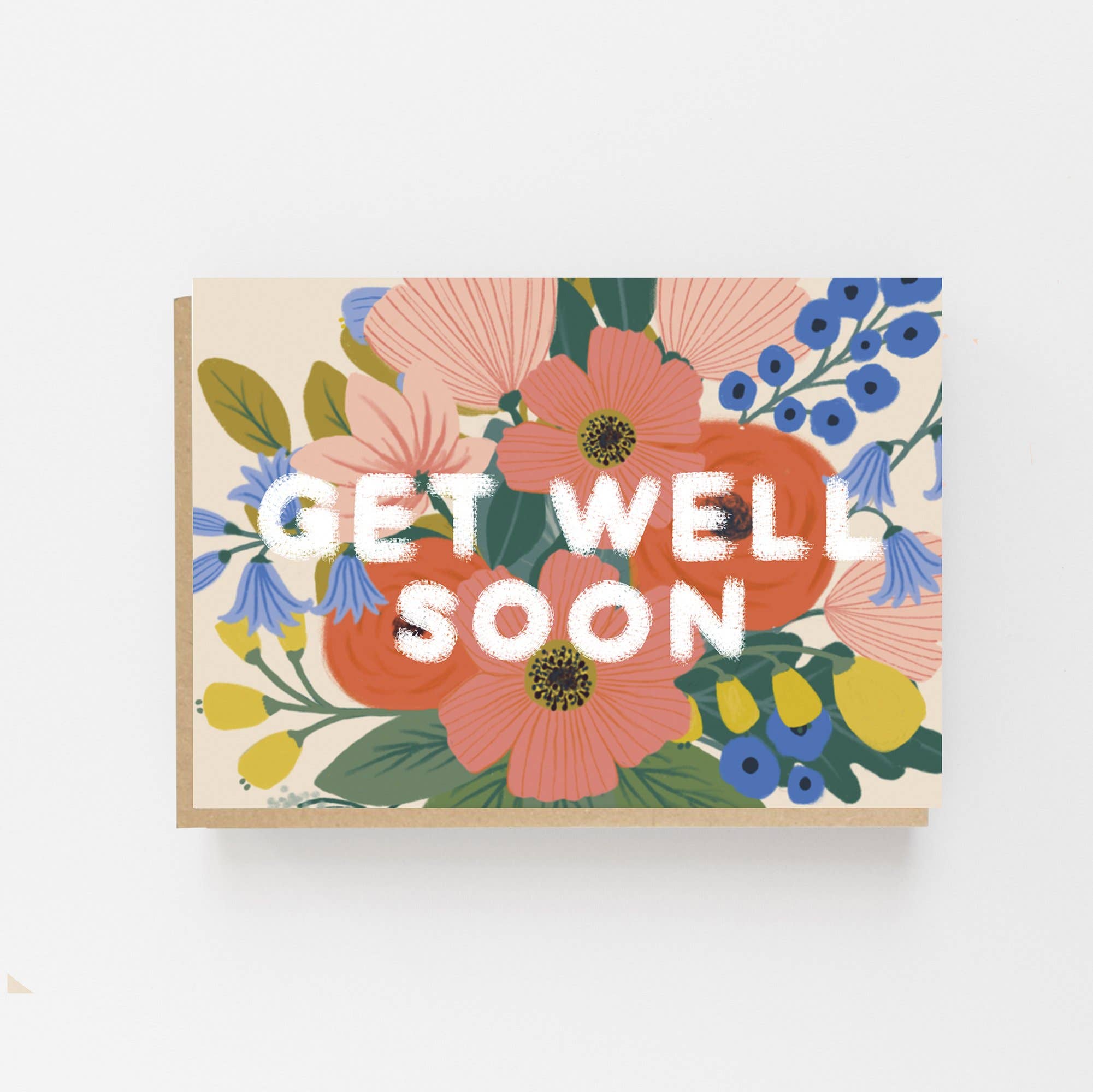 Lomond Paper Co - Wholesale Get Well Card - Get Well Soon Card - Colorful Design