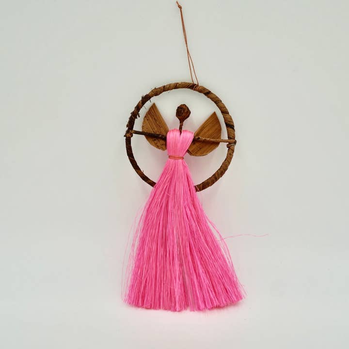 Crazy Love Africa - Wholesale Ornament - Ugandan Banana Fiber Angel Ornament5