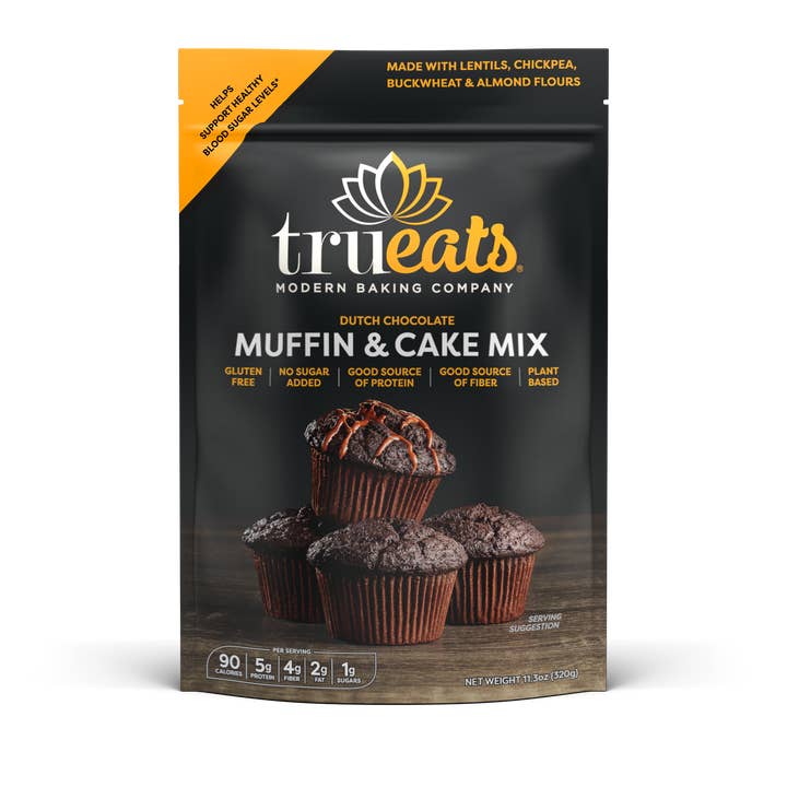 TruEats Muffin & Cake Mix - Dutch Chocolate (Case of 6) for wholesale by TruEats Modern Baking Company