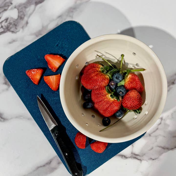 Emerson Creek Pottery - Wholesale Colander - Berry Colander w/Saucer13