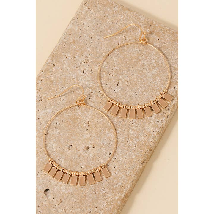 Anarchy Street - Wholesale Dangle Earrings - Epoxy Charms Hoop Dangle Earrings