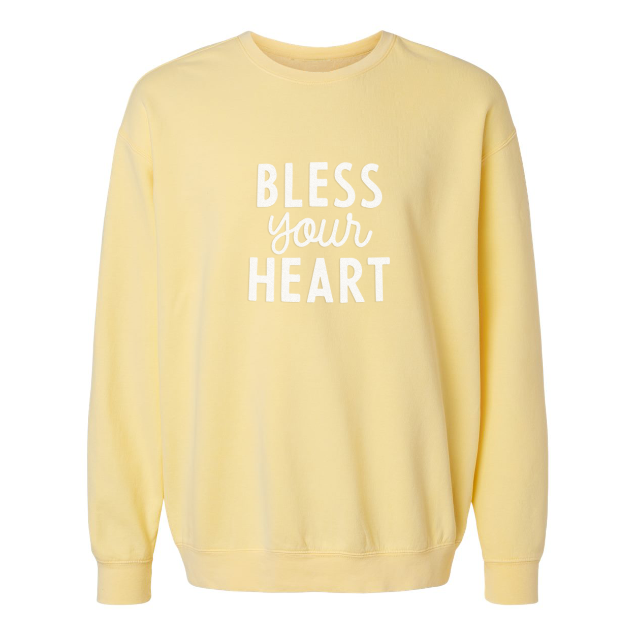 Frankie Jean – Camisola gráfica - Unissexo por atacado – Camisola Bless Your Heart Lavada11
