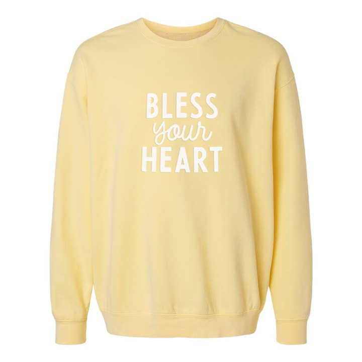 Frankie Jean - Wholesale Graphic Sweatshirt - Unisex - Bless Your Heart Washed Sweatshirt11
