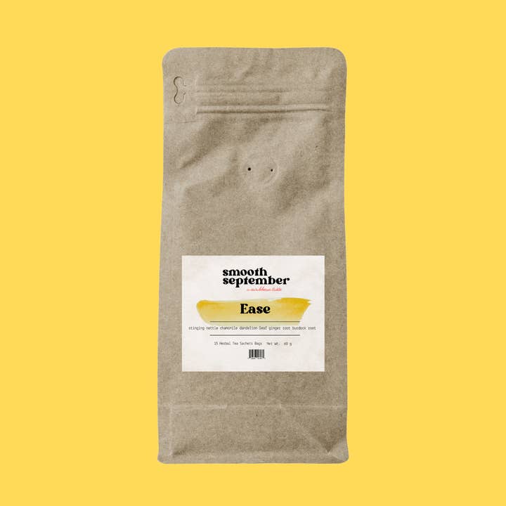 Ease Herbal Tea - Detox & Soothe - Caffeine-Free Teabag Sachets for wholesale by Smooth September LLC