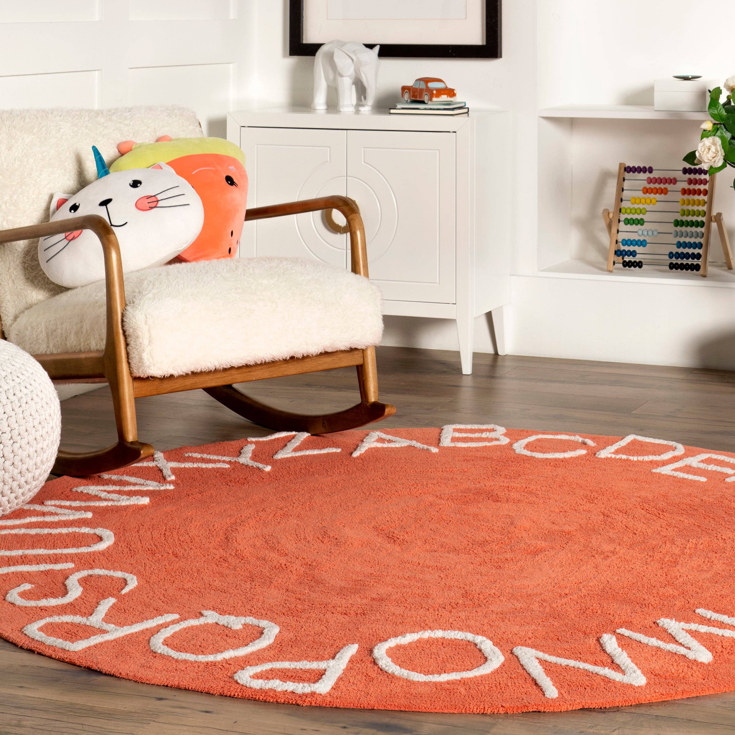 nuLOOM - Wholesale Area Rug - Kids & Baby - Kids Washable Round Alphabet Rug83