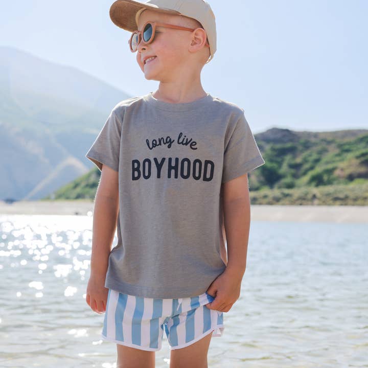 Long Live Boyhood Beach and Summer Boy Kids Shirt for wholesale by Benny & Ray Apparel