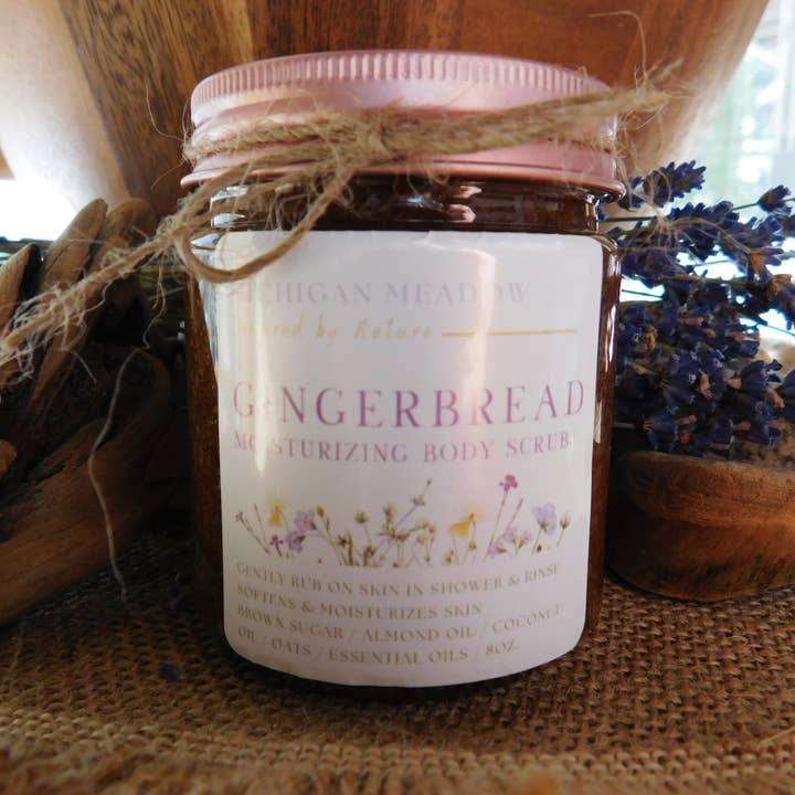 Gingerbread Body Scrub for engroshandel hos Michigan Meadow