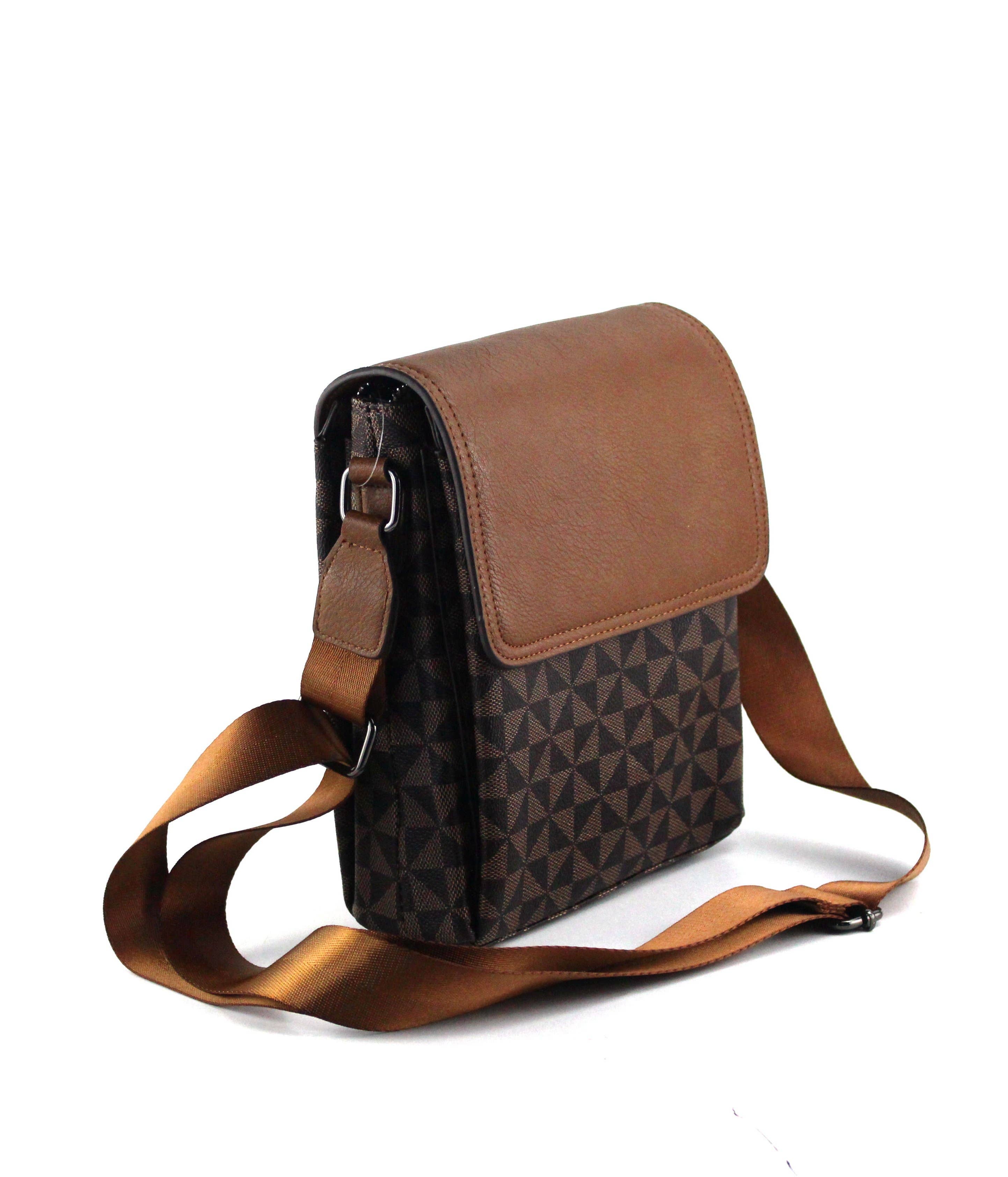 AR New York - Venta al por mayor Maletín - Hombre - Bolso tipo mensajero para hombre AR New York de lona con correa cruzada7