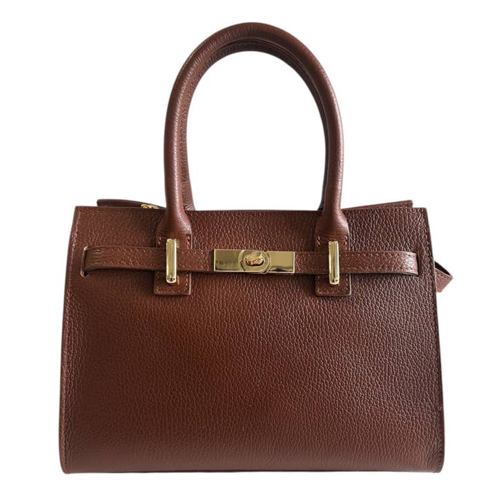 MODARNO - Wholesale Top Handle Bag - Women's - Modarno "Gina" handbag and shoulder bag in genuine leather 28x14x20cm18