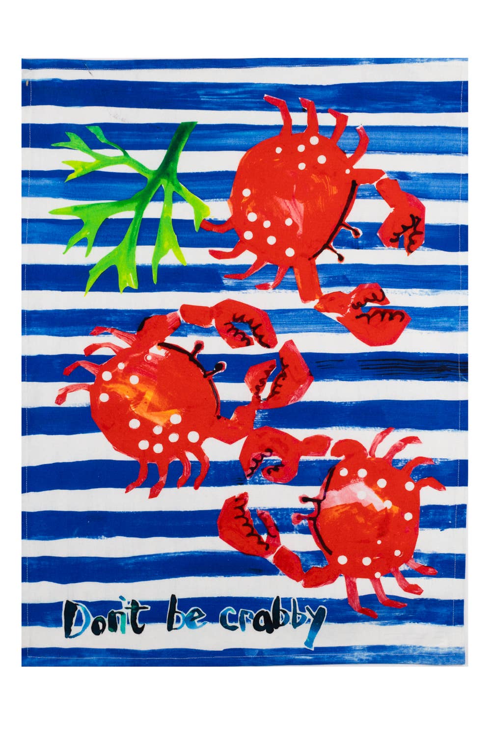 Shoeless Joe Ltd – wholesale Tea towel – Don'T Be Crabby T-Towel