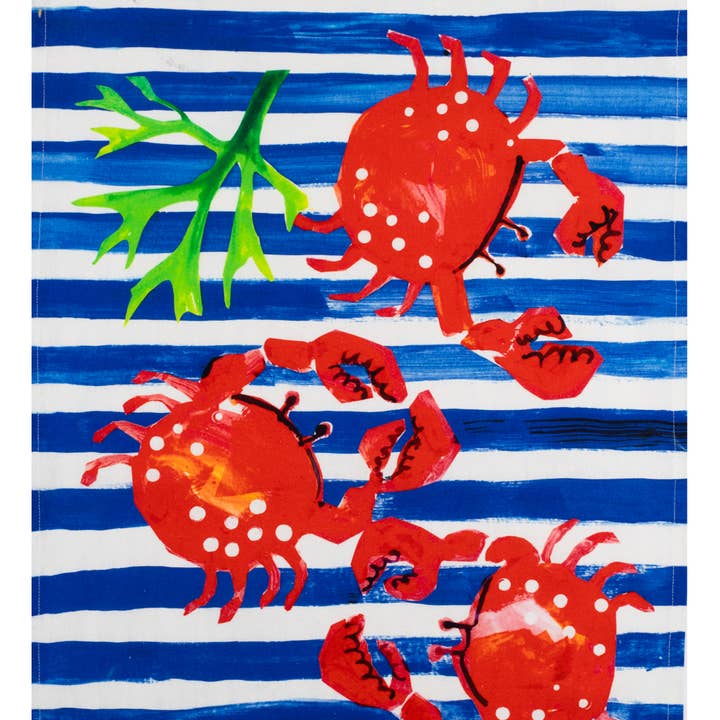 Shoeless Joe Ltd – wholesale Tea towel – Don'T Be Crabby T-Towel0