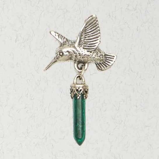 Fantasy Pendant with Crystal - Hummingbird for wholesale by Nirvana LLC