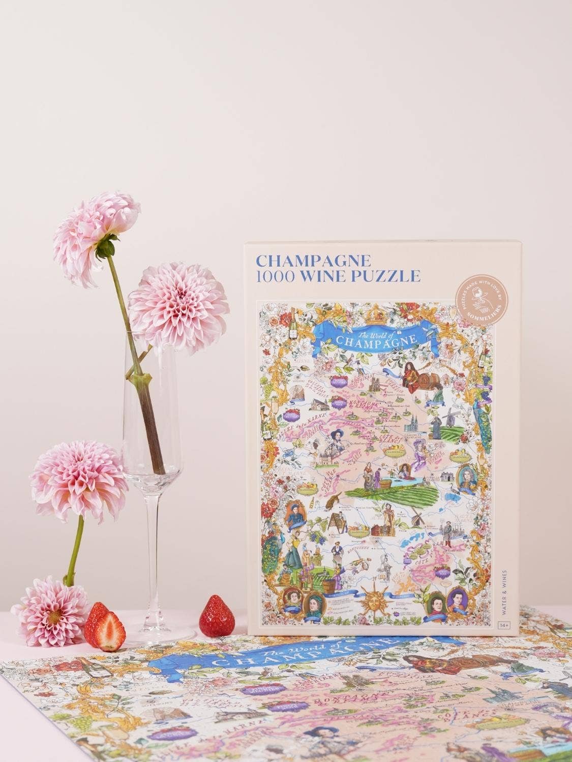 Water & Wines US - Wholesale Puzzle - Adult - Champagne Wine Puzzle2