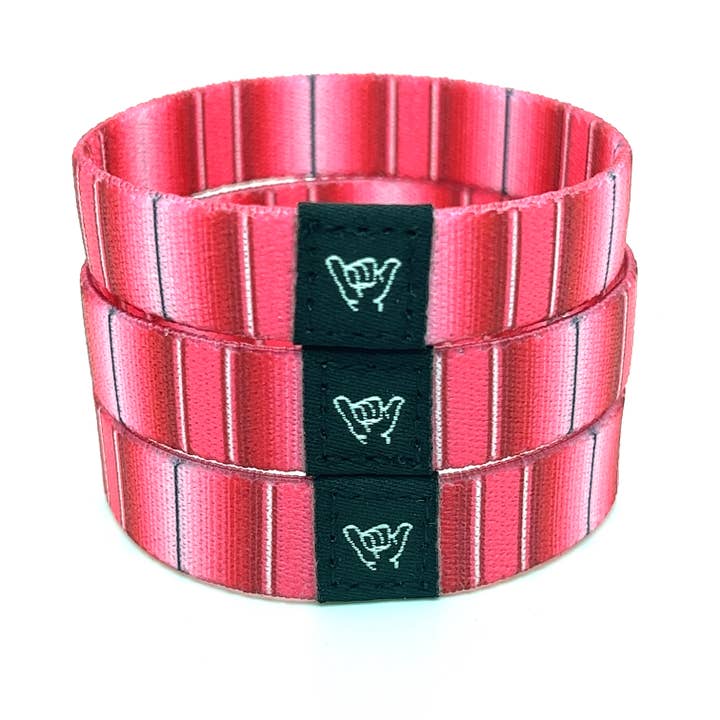 Pink Serape Wristband Bracelet for wholesale by Hang Loose Bands