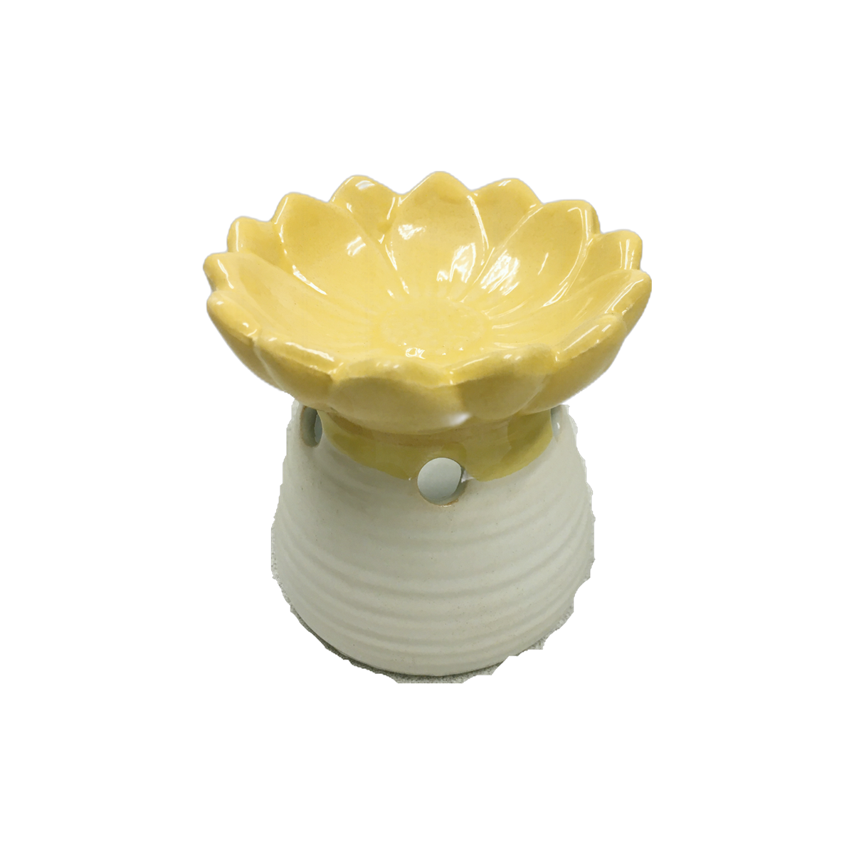 Ritual Scent – wholesale Incense – Ceramic Tea Light Oil Burner - Lotus Flower in Random Colors1