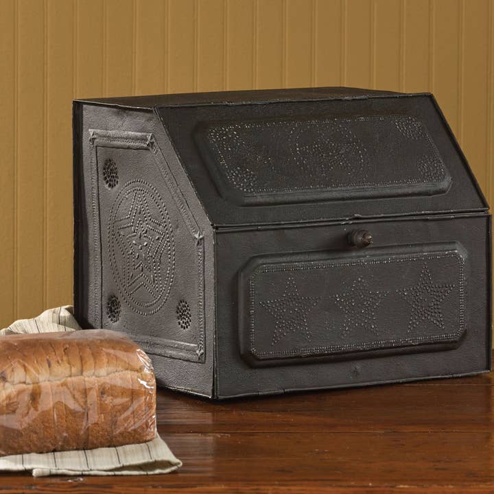 Park Designs - Wholesale Bread Box - Black Star Metal Bread Box