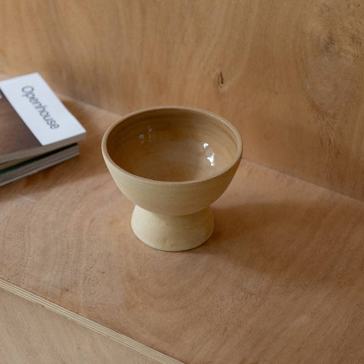 Claycraft – wholesale Prydnad – Dubbelbåge skål honung fruktskål entré design