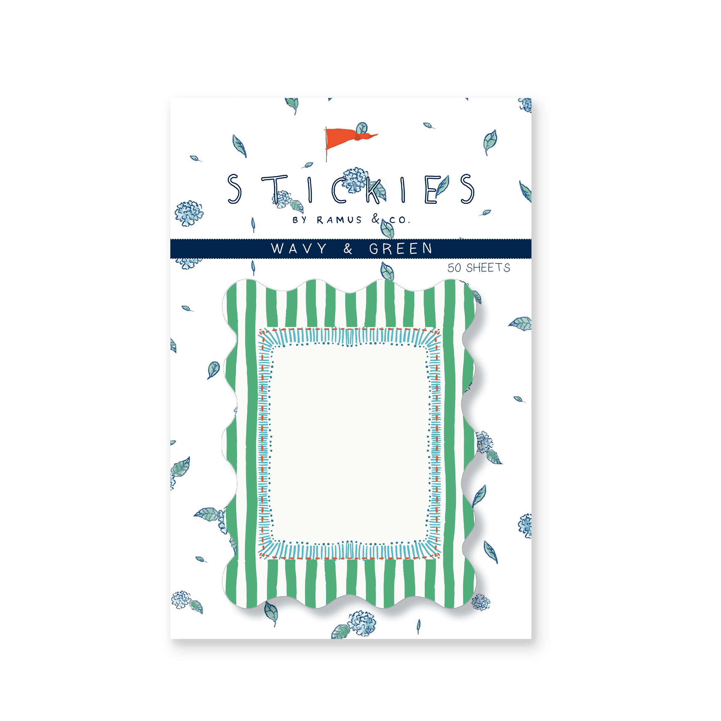 Ramus & Co. - Vendita all'ingrosso Post-it - Stickies ondulati e verdi0