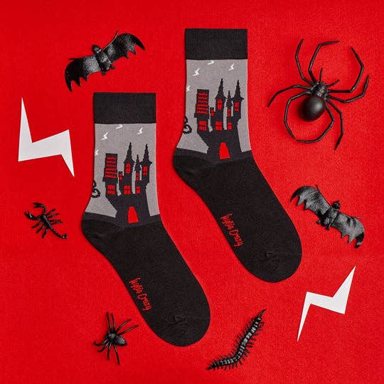 KYLIE CRAZY - Wholesale Socks - Unisex - Fun Halloween socks, women/men Castillo0