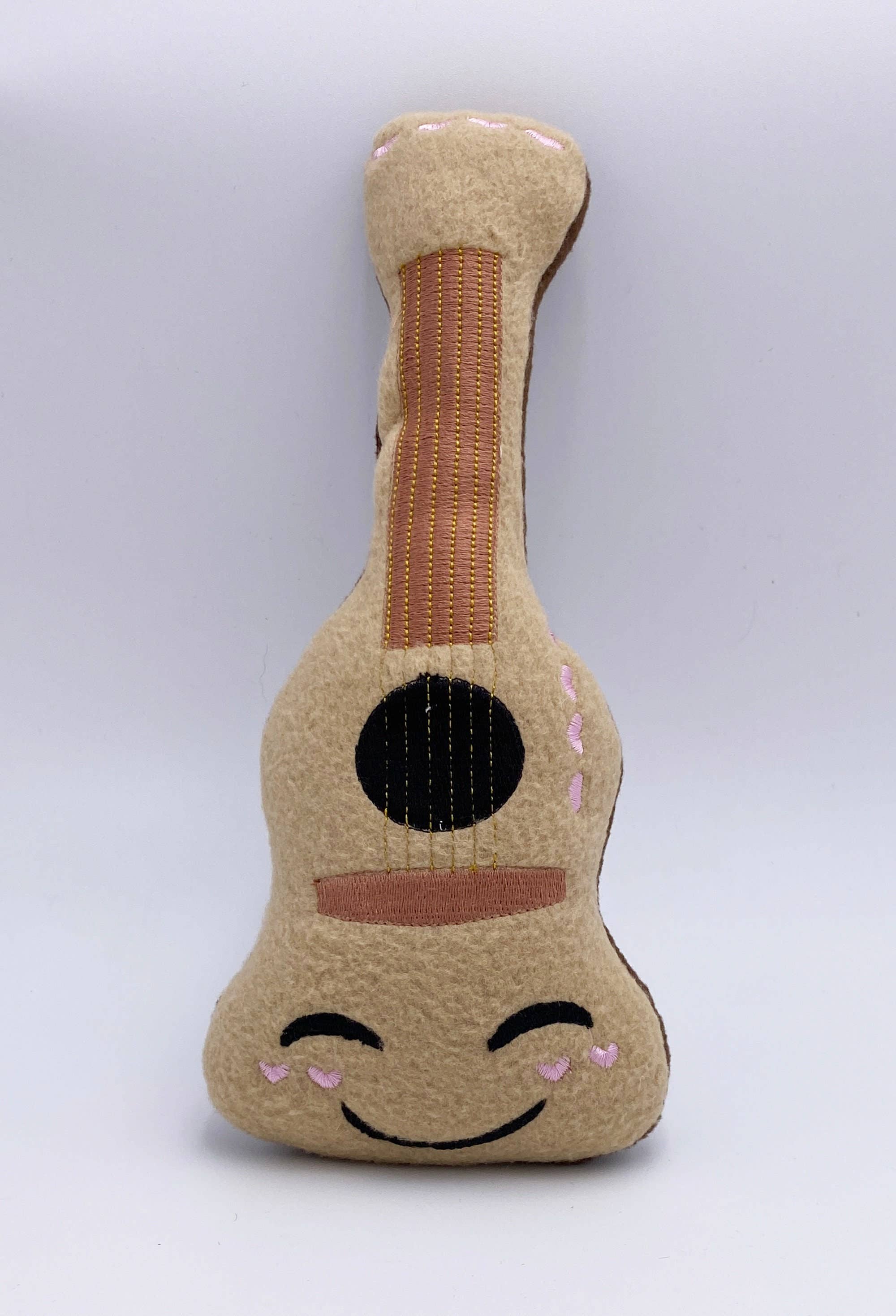 Screaming Pickles – wholesale Mjukisdjur - Hund – Handgjorda husdjursleksaker - Gitarrplysch leksak för hundar eller katter9