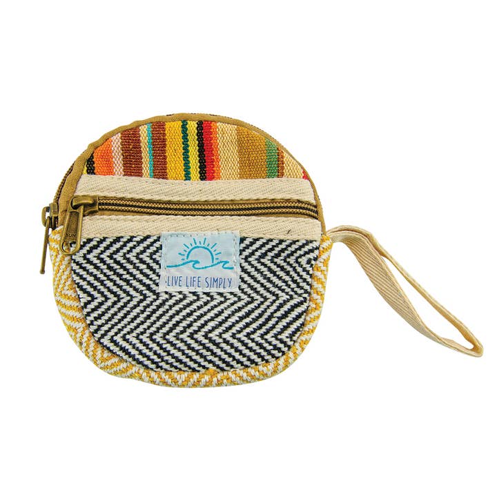 Round Hemp Wristlet Bag-12pcs for wholesale by World End Imports Jewelry & Gifts