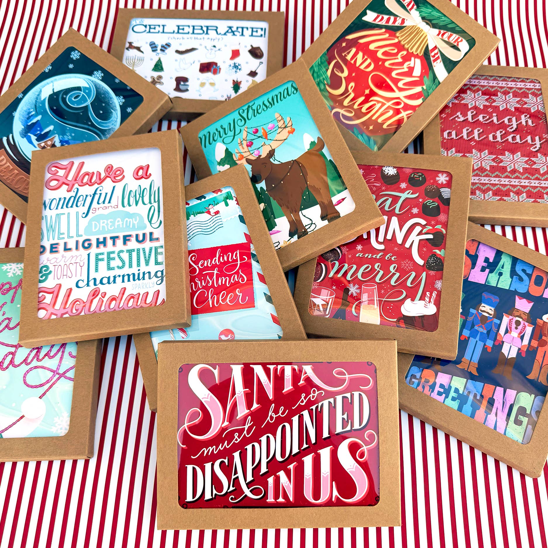 hey, alissandra – Großhandel Saisongrußkarte – Hoppy Holidays - A2-Karte2