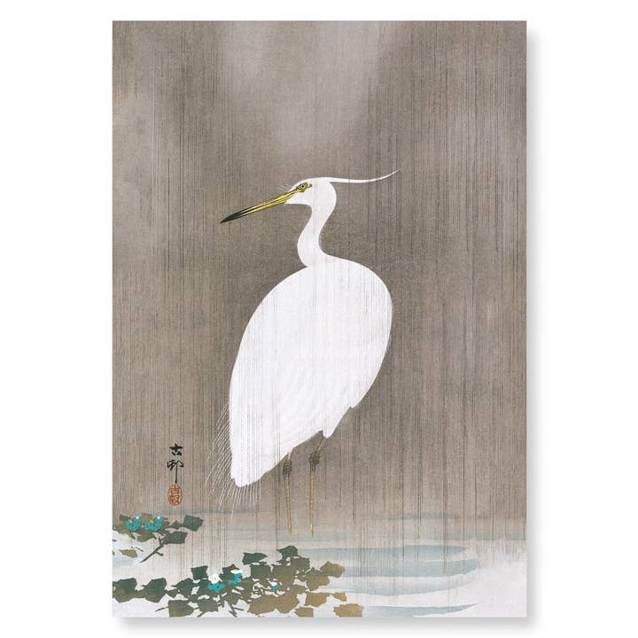 WADERS EGRET: Impressão de Arte Japonesa por atacado de Ezen Trade