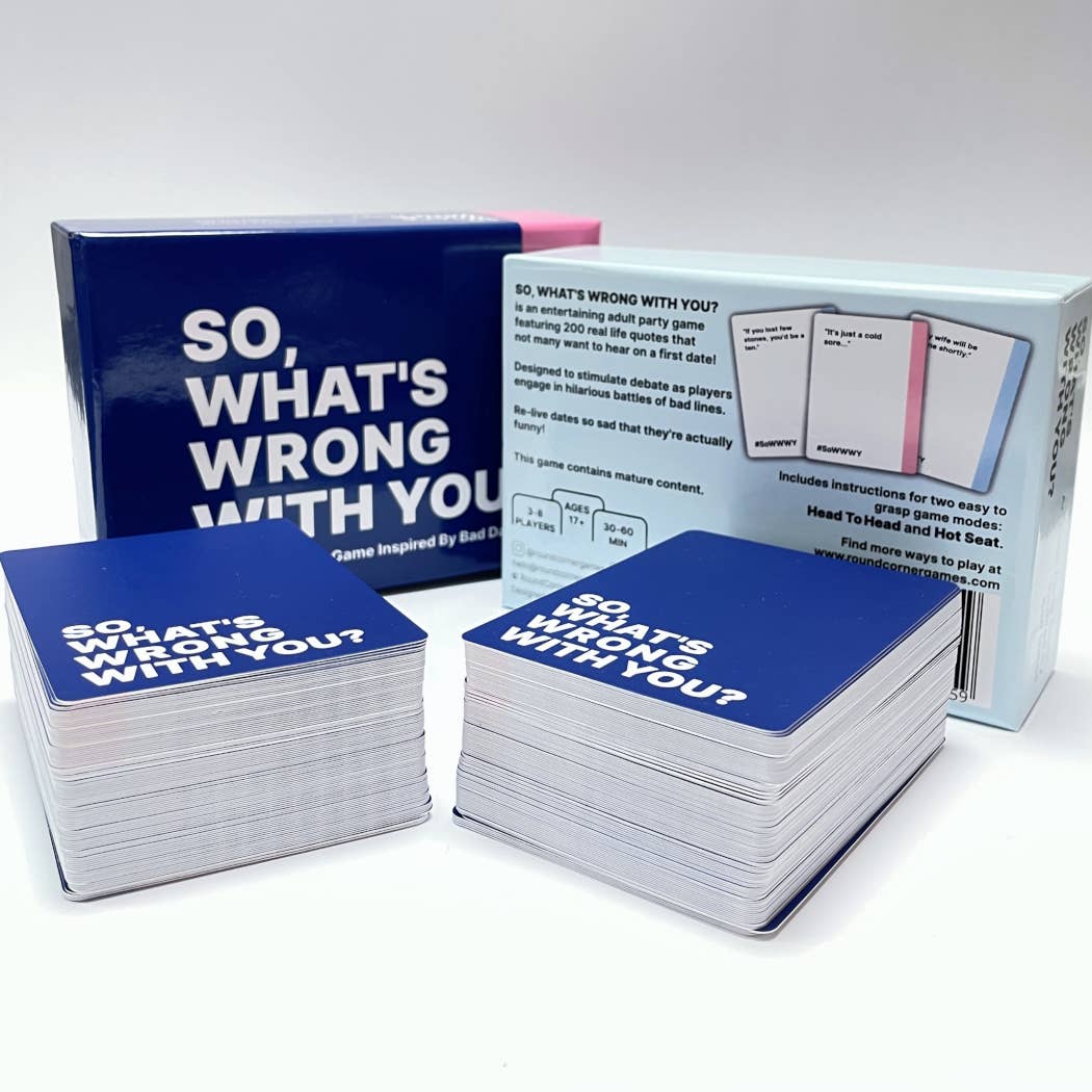 RoundCorner Games - Vendita all'ingrosso Giochi di carte - Bad Dates Party Game: E allora, cos'hai che non va?1