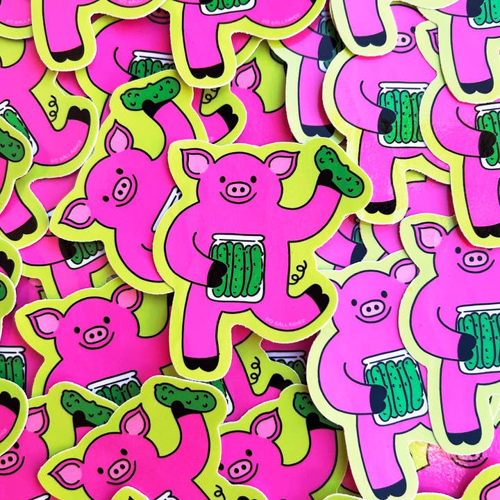 Sio Gallagher - Wholesale Sticker - Pig & pickle sticker1
