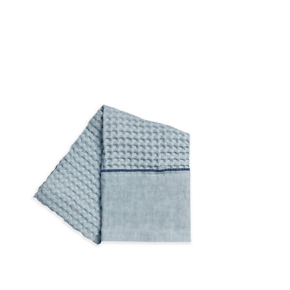 BUSATTI - Wholesale Tea Towel - Cotton honeycomb towel with 1 linen border7
