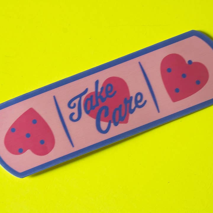Doctor Scribble - Wholesale Sticker - Take Care Bandaid Vinyl Sticker2