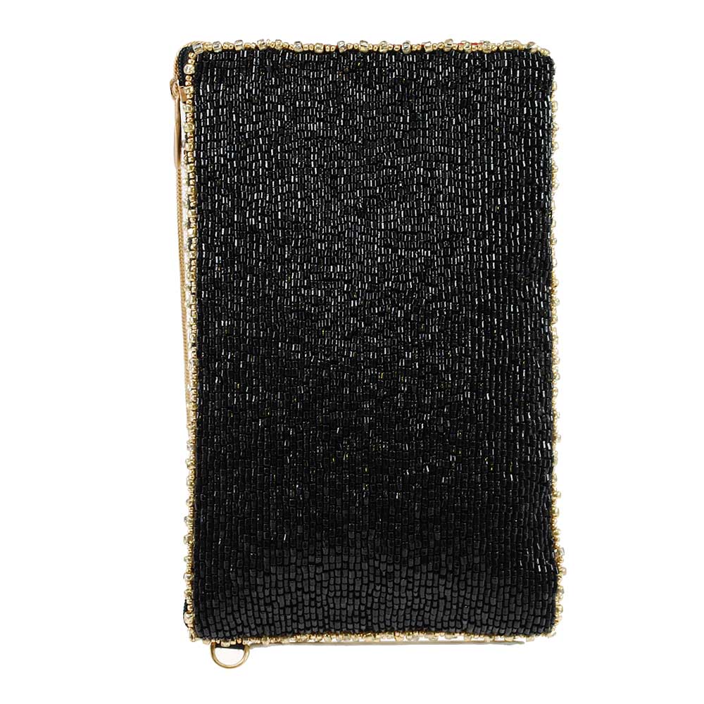 Mary Frances Accessories – bolsa tiracolo - Mulher por atacado – Mala de Telefone a Tiracolo com Contas Rainha de Copas Carta de Jogar2