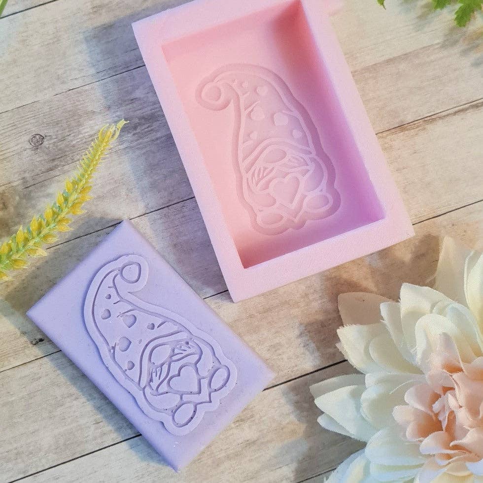 The Mould King – wholesale Craft supplies – Valentines Day Gonk Gnome Silicone Soap Mould1