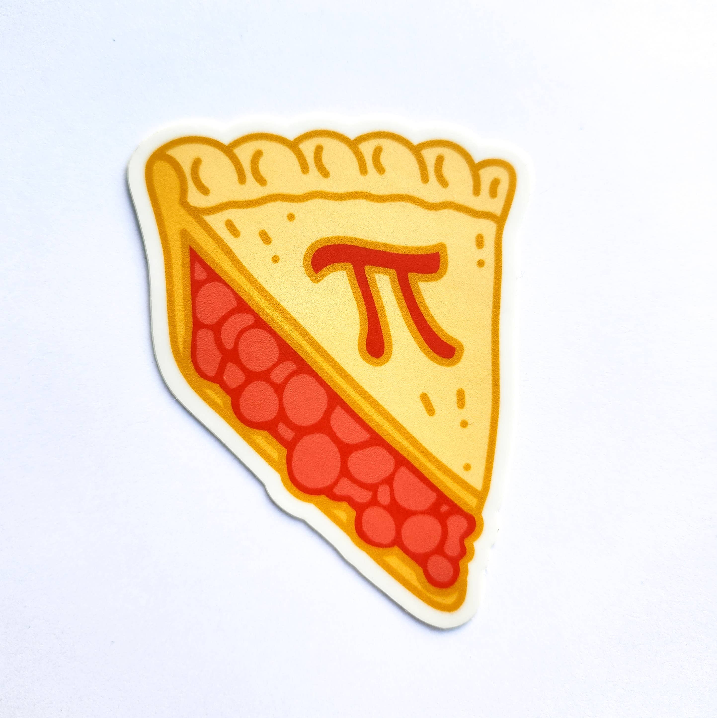 The Crafty Physicist - Wholesale Sticker - Vinyl Sticker - Pi Pie Slice - 3.14 Pi Day Math