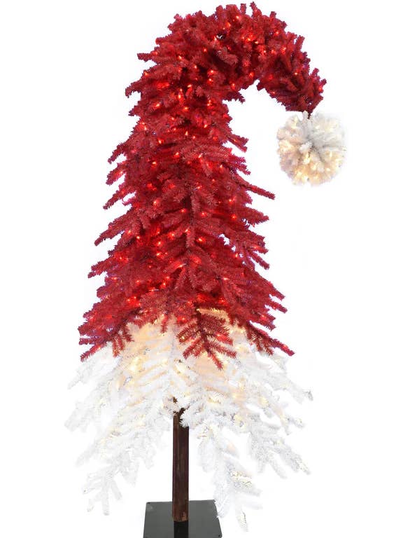 7' Pre-lit Santa Hat juletræ for engroshandel hos Perfect Holiday