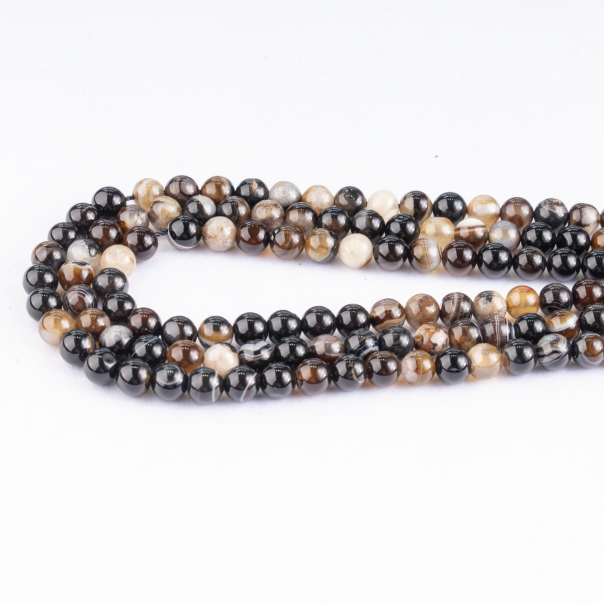 Soothing Crystals Beads - Wholesale Beads - Crystal Jewelry Beads |Black Sulemani Agate |Gemstone Healin1