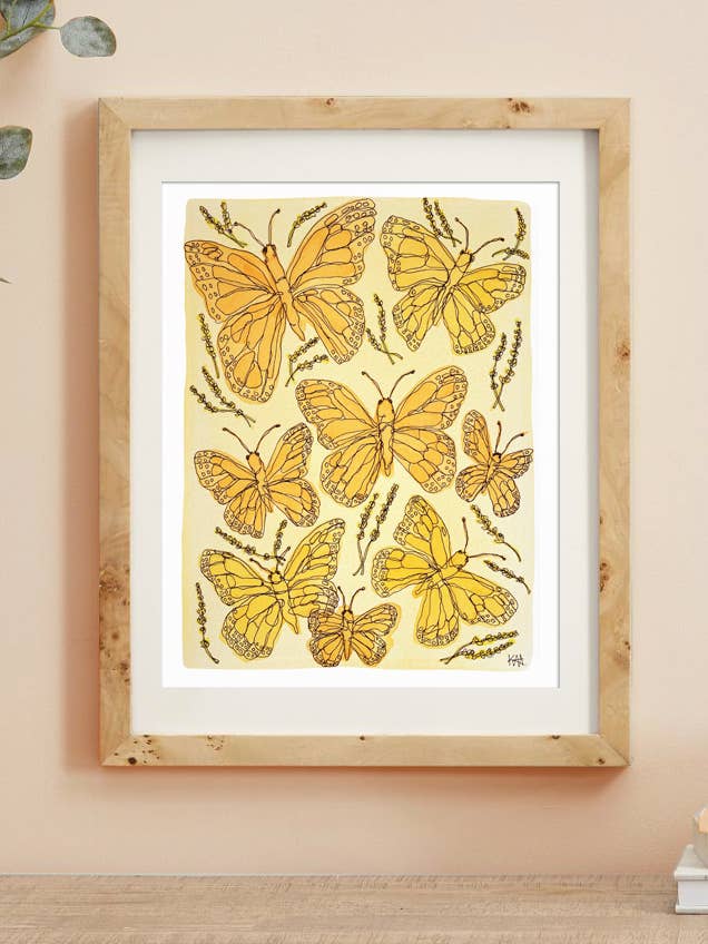 11x14 Butterfly Print for wholesale by Kim Hoppe