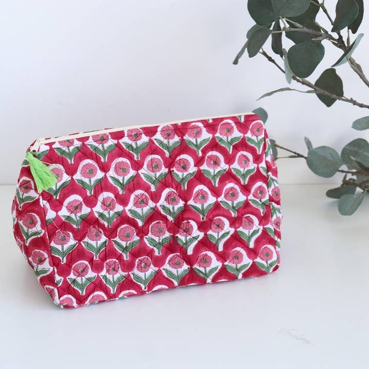 Pochette da toilette a prova di perdite Boho & Borsa da viaggio per Dyson Airwrap per la vendita all'ingrosso da parte di TerraWeaveHome