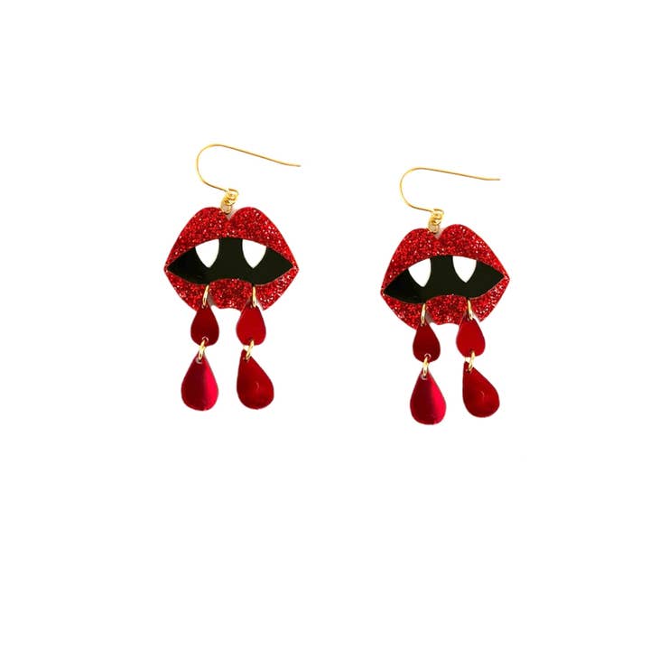 Stof Studios - Wholesale Dangle Earrings - Bloodsucker- Vampire Earrings.1