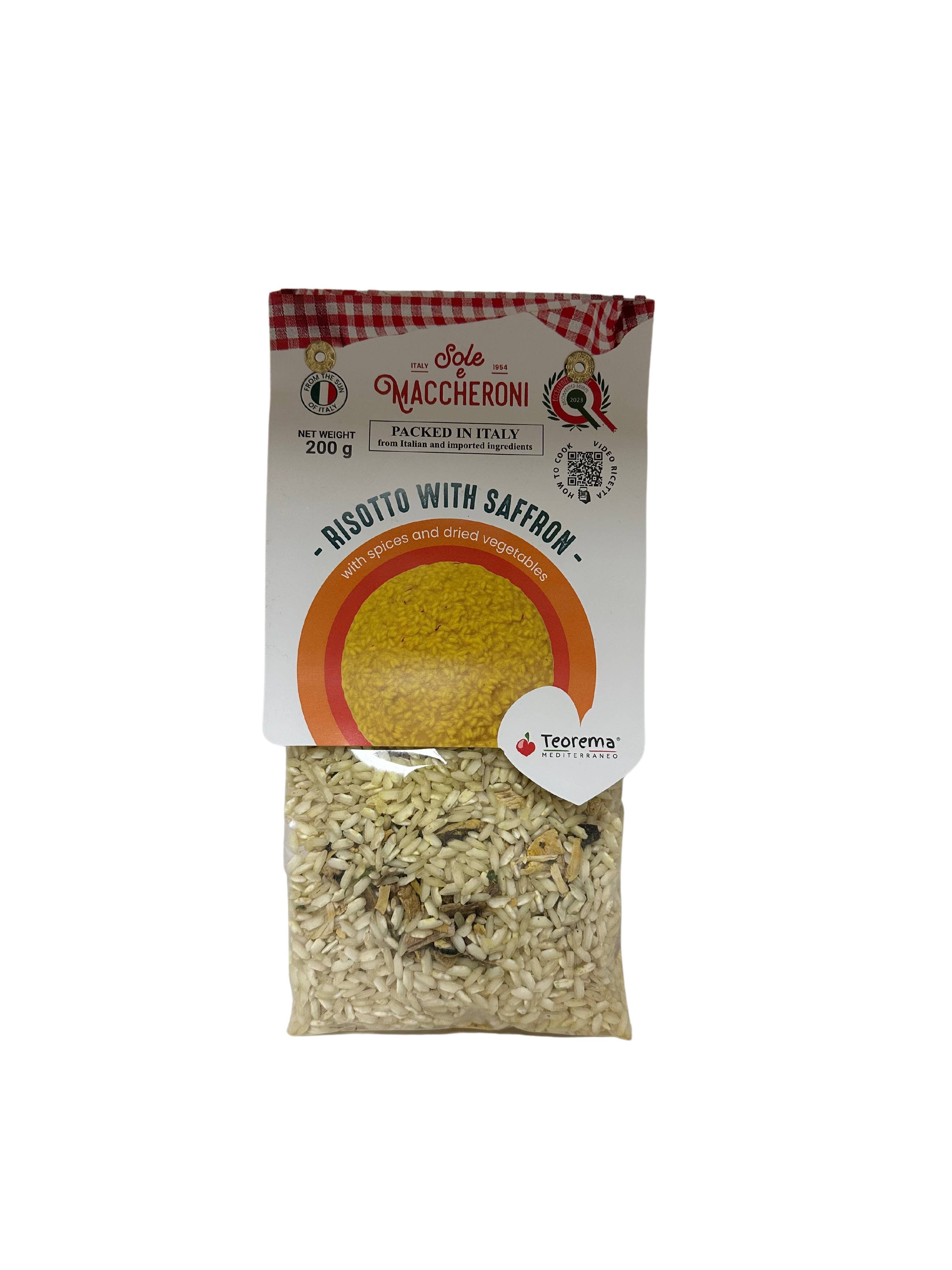 Teorema Mediterraneo - Wholesale Risotto - Saffron risotto 200g