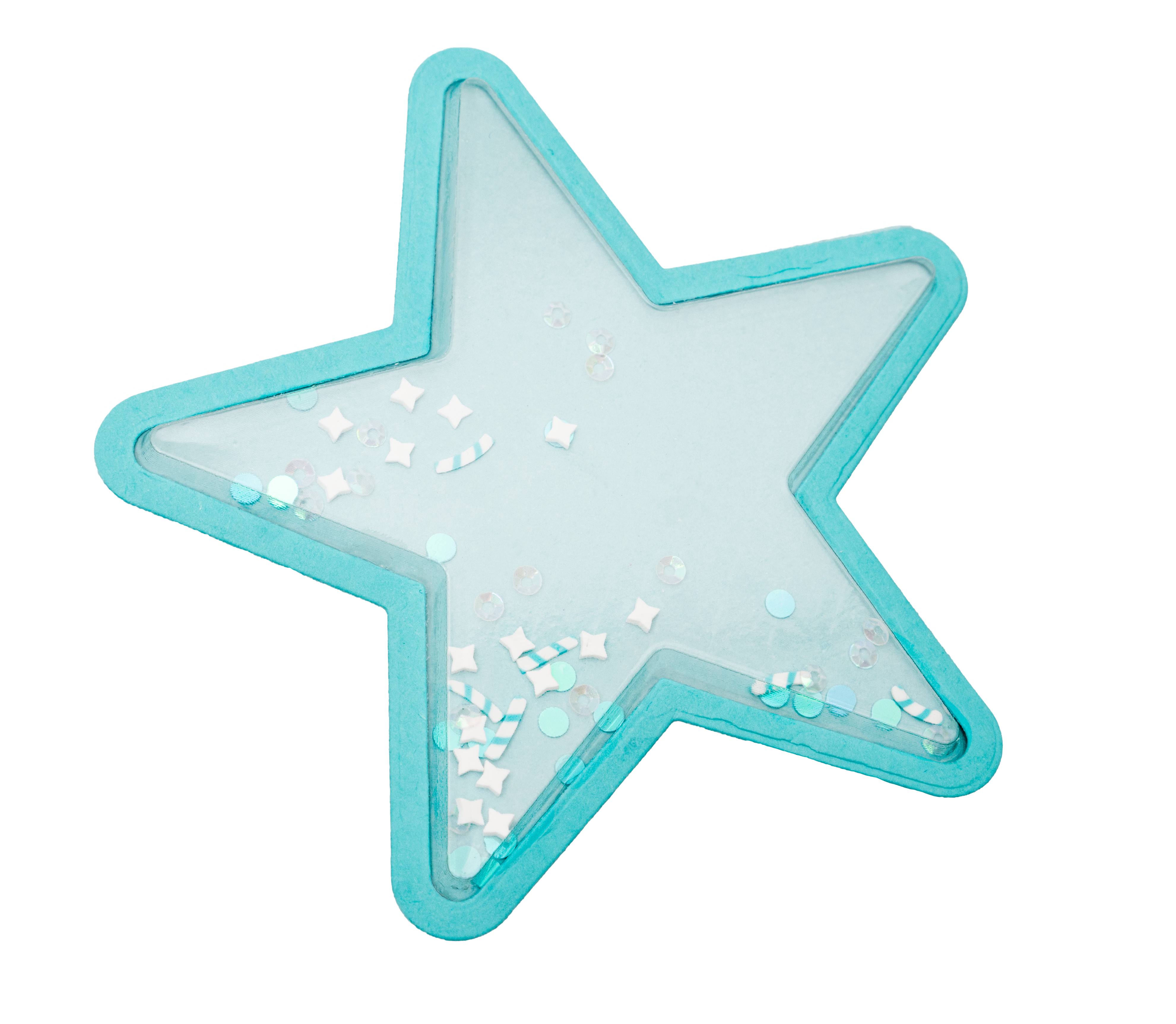 Ecstasy Crafts Distributing – Großhandel Bastelzubehör – SL Shaker Blister Big Star Essentials 90x85x6mm 10 Stück Nr.073