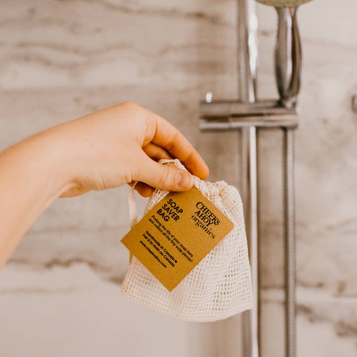Cheeks Ahoy - Wholesale Soap Pouch/Sack/Bag - Soap Saver Bag - Organic Cotton