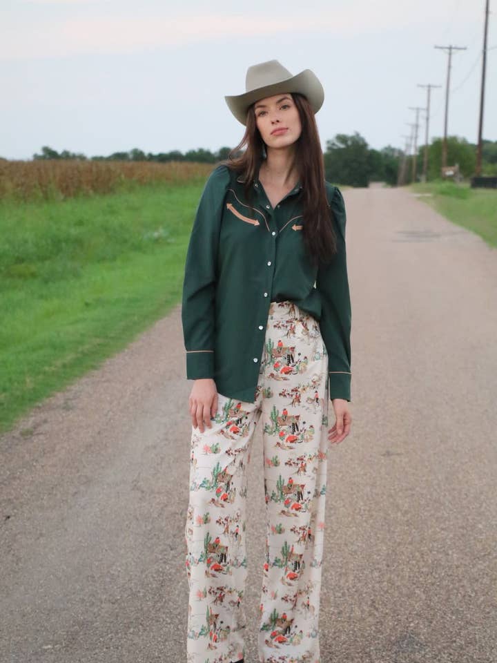 Turquoise Haven - Wholesale Pants - Women's - RTS TH221 WAGON TROUSER PANT CURVY (2)