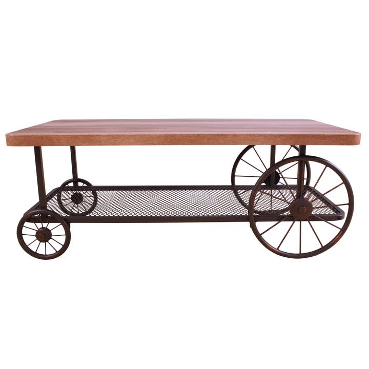 Acme Furniture Industry, Inc. - Wholesale Coffee Table - Francie Coffee Table w/ Bottom Shelf, Oak & Antique Gray2