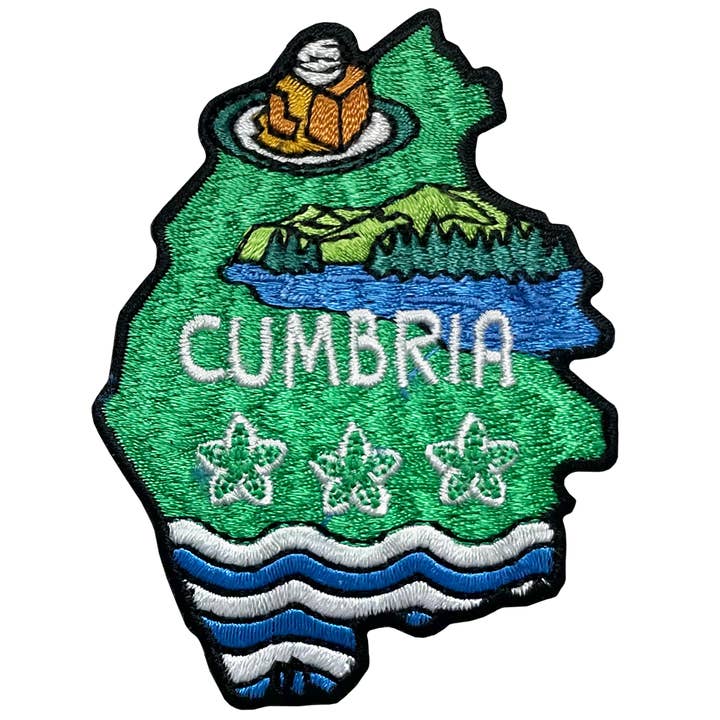Cumbria Sew On Patch for wholesale by Pawprint Family